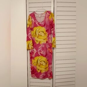 Ashley Stewart Curvy Girl Floral Dress Size 1X